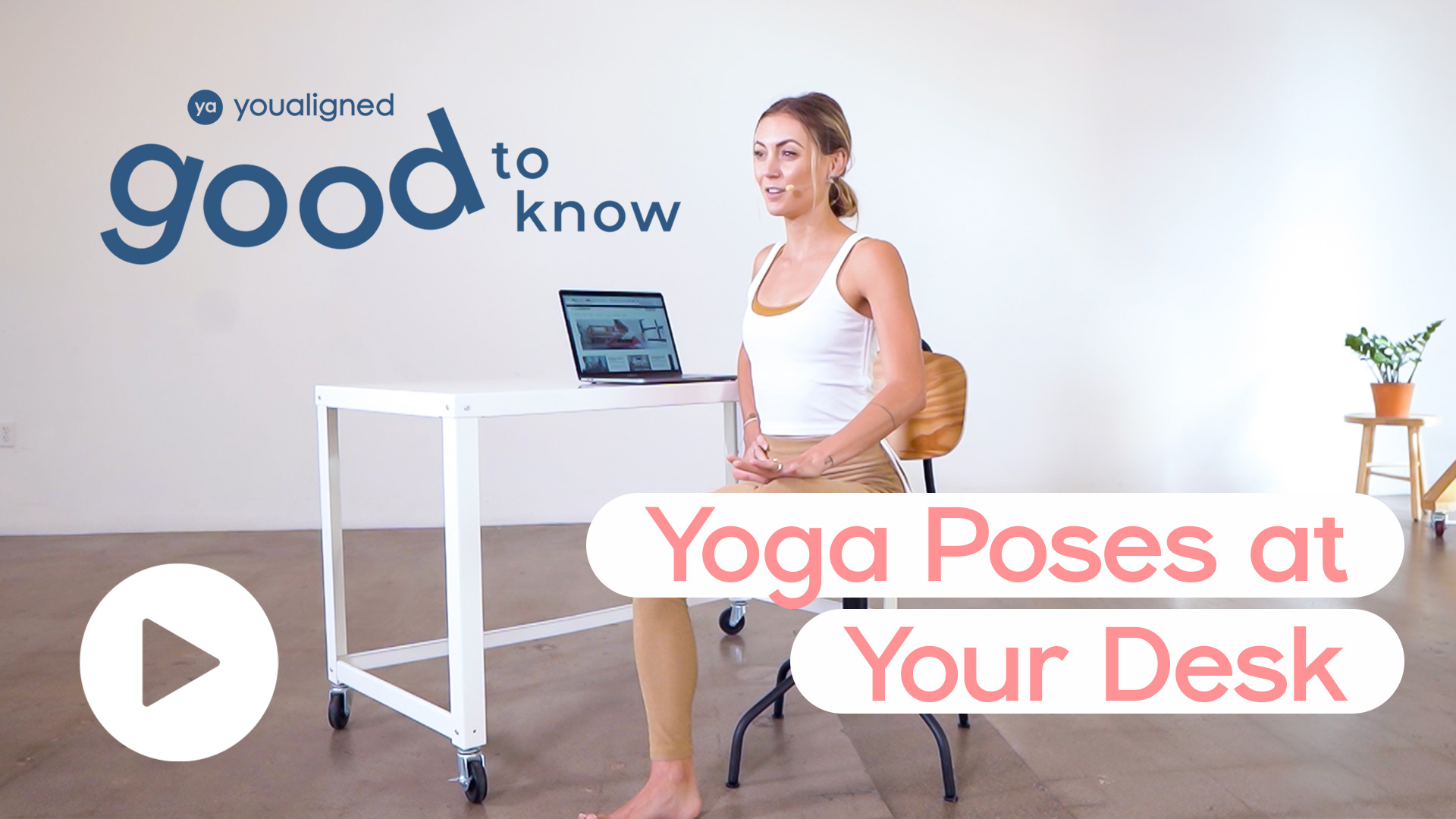 Yoga Poses You Can Do at Your Desk